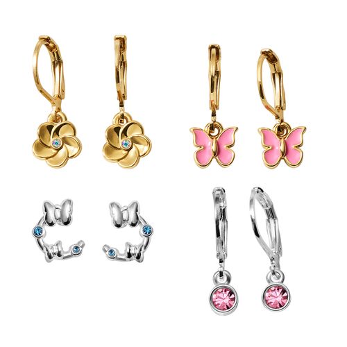 Set Aretes x4 Magic Butterfly
