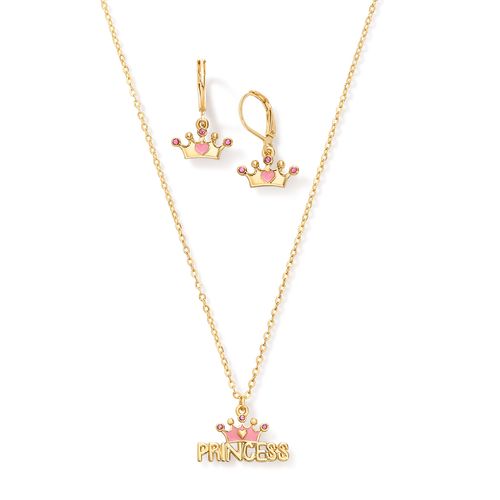 Set Collar + Aretes Princess Icon