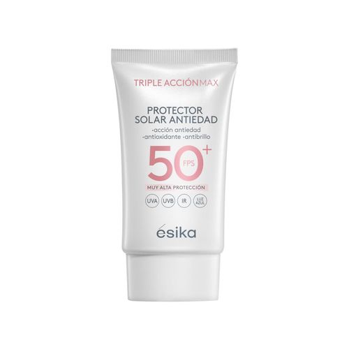 Protector Solar Facial Antiedad FPS 50+ Triple Acción Max