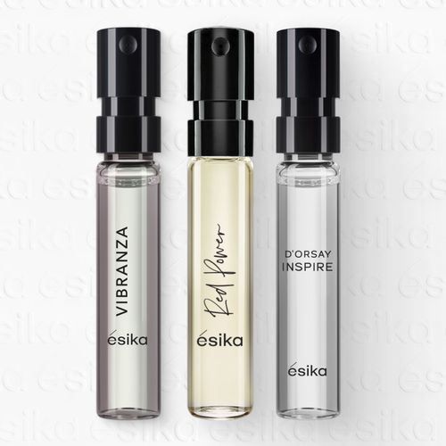 Kit de muestras perfumes Vibranza, Red Power y D'orsay Inspire