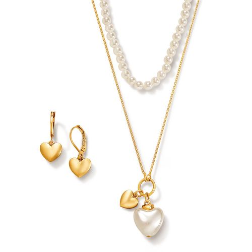 Set Collar + Aretes Pearl Soulmate