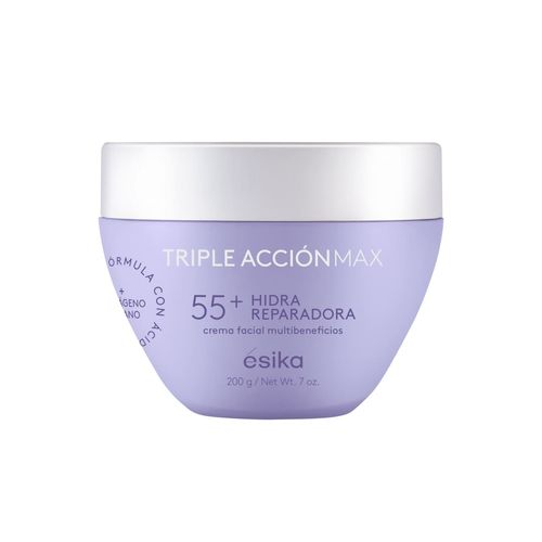 Crema Facial XL Hidra Reparadora 55+ Triple Acción Max, 200 g