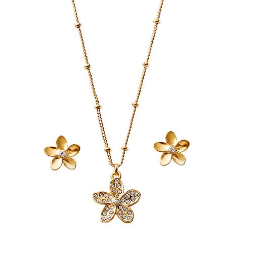 Set Collar + Aretes Vida En Libertad